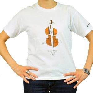 T-shirt Adulto  “Cremona Liuteria” The Art of violin making – Cremona